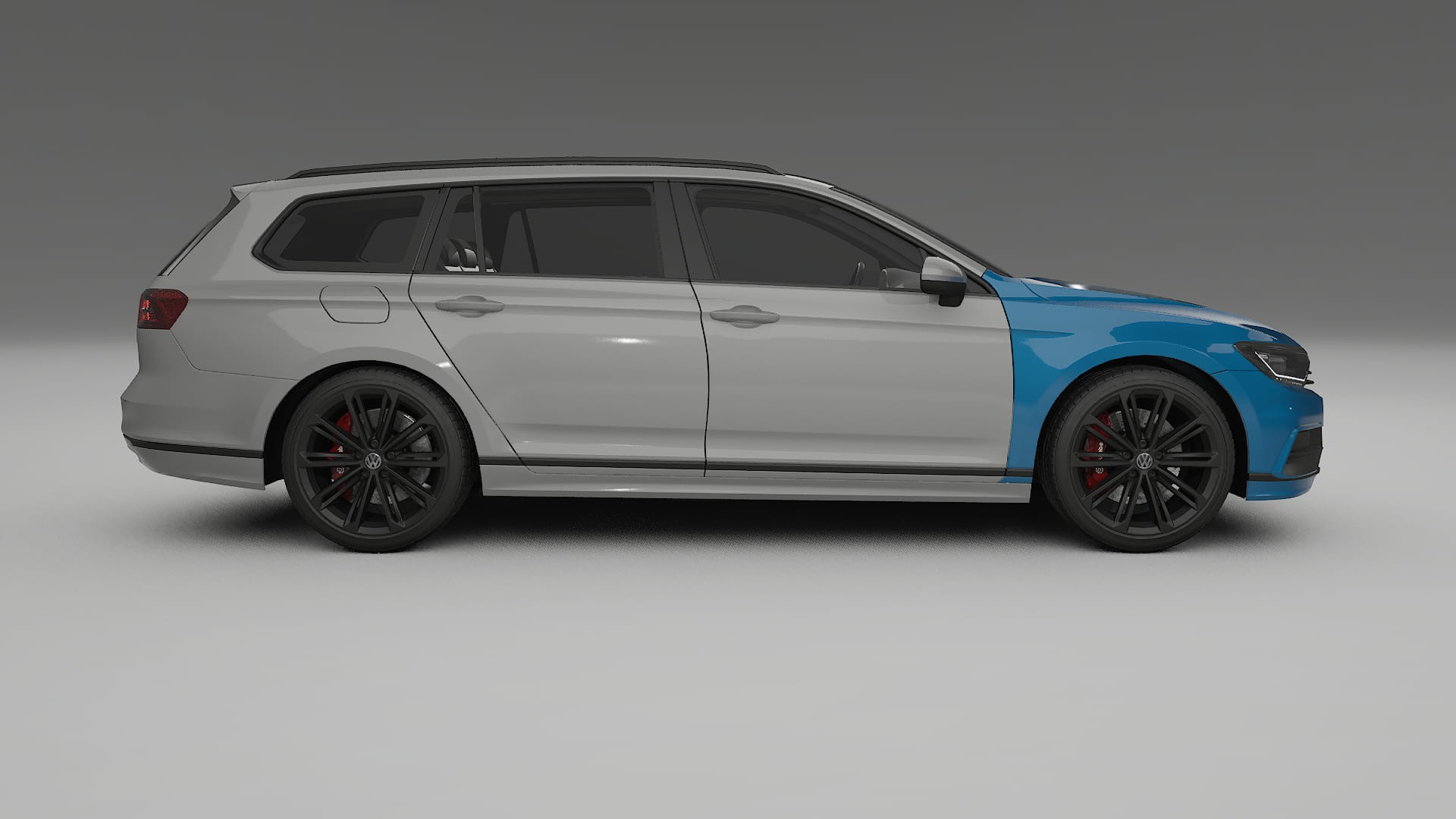 VW Passat Variant-R B8 Maalinsuojakalvo | CrystalGuard Läpinäkyvä TPU PPF Etusuojasarja