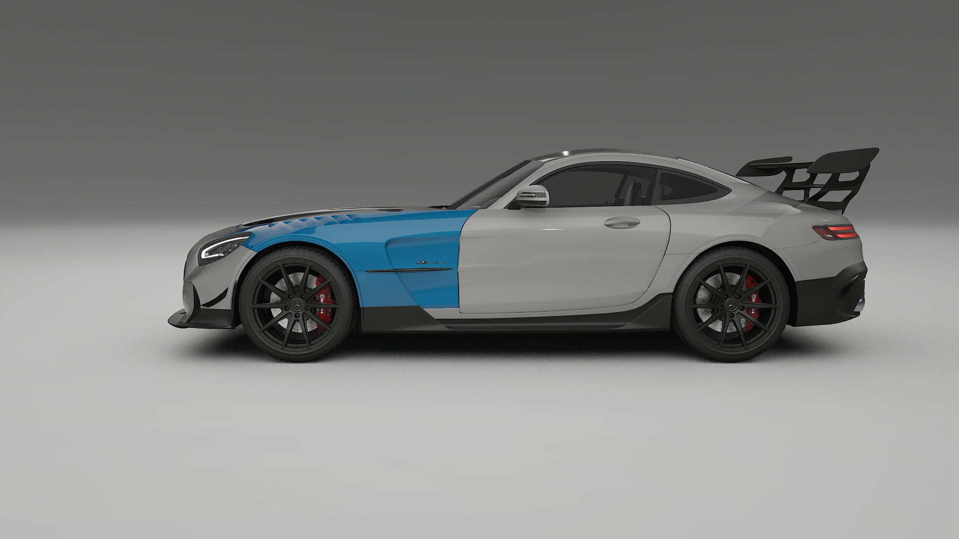 Mercedes AMG GT C190 Coupe Paint Protection Film | CrystalGuard Transparent PPF Full Pre-Cut Kit