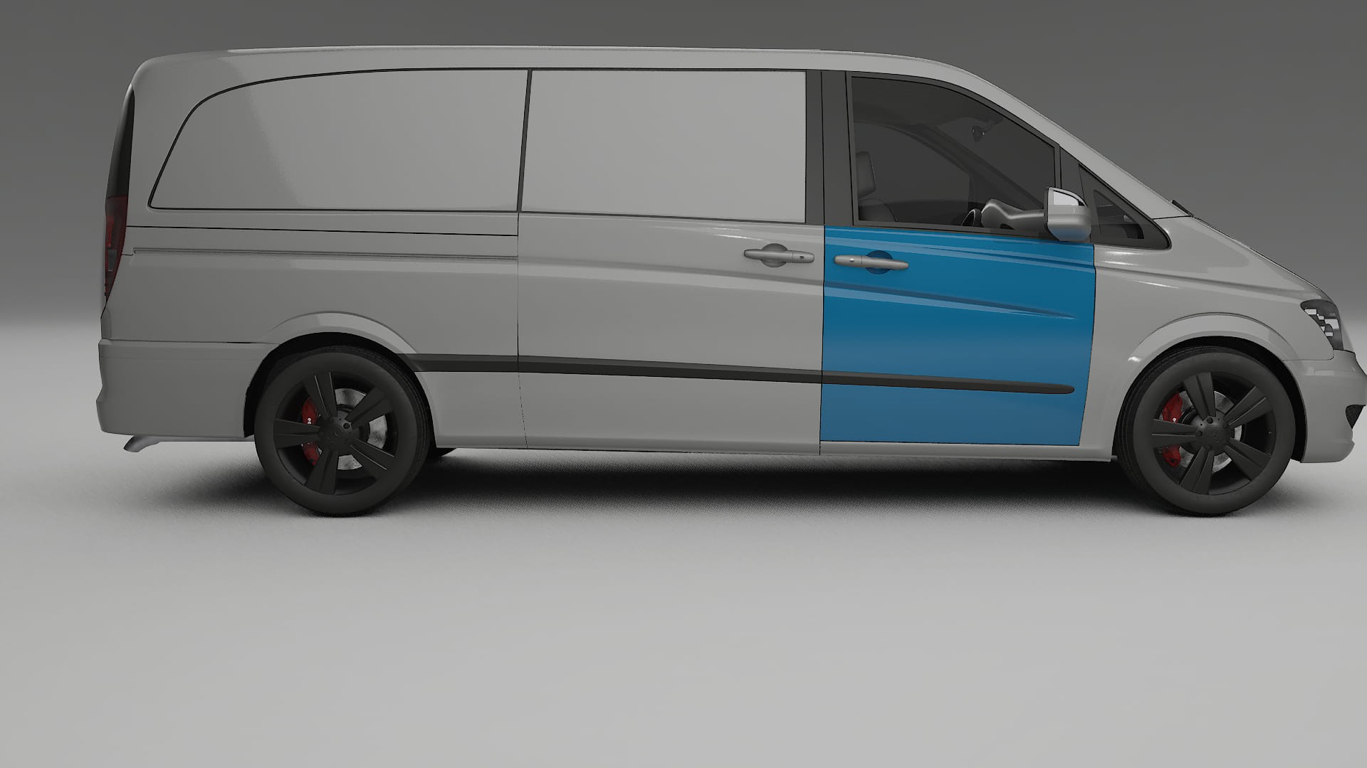 Mercedes Vito Short W639 facelift Paint Protection Film | CrystalGuard Transparent PPF Full Pre-Cut Kit