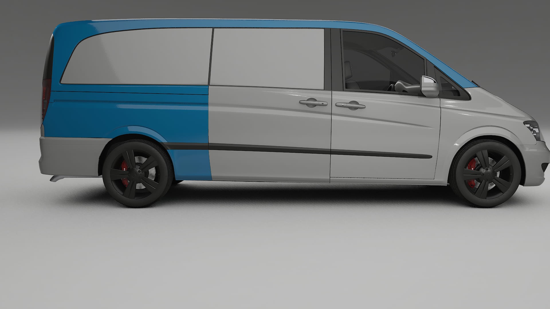 Mercedes Vito Short W639 facelift Paint Protection Film | CrystalGuard Transparent PPF Full Pre-Cut Kit