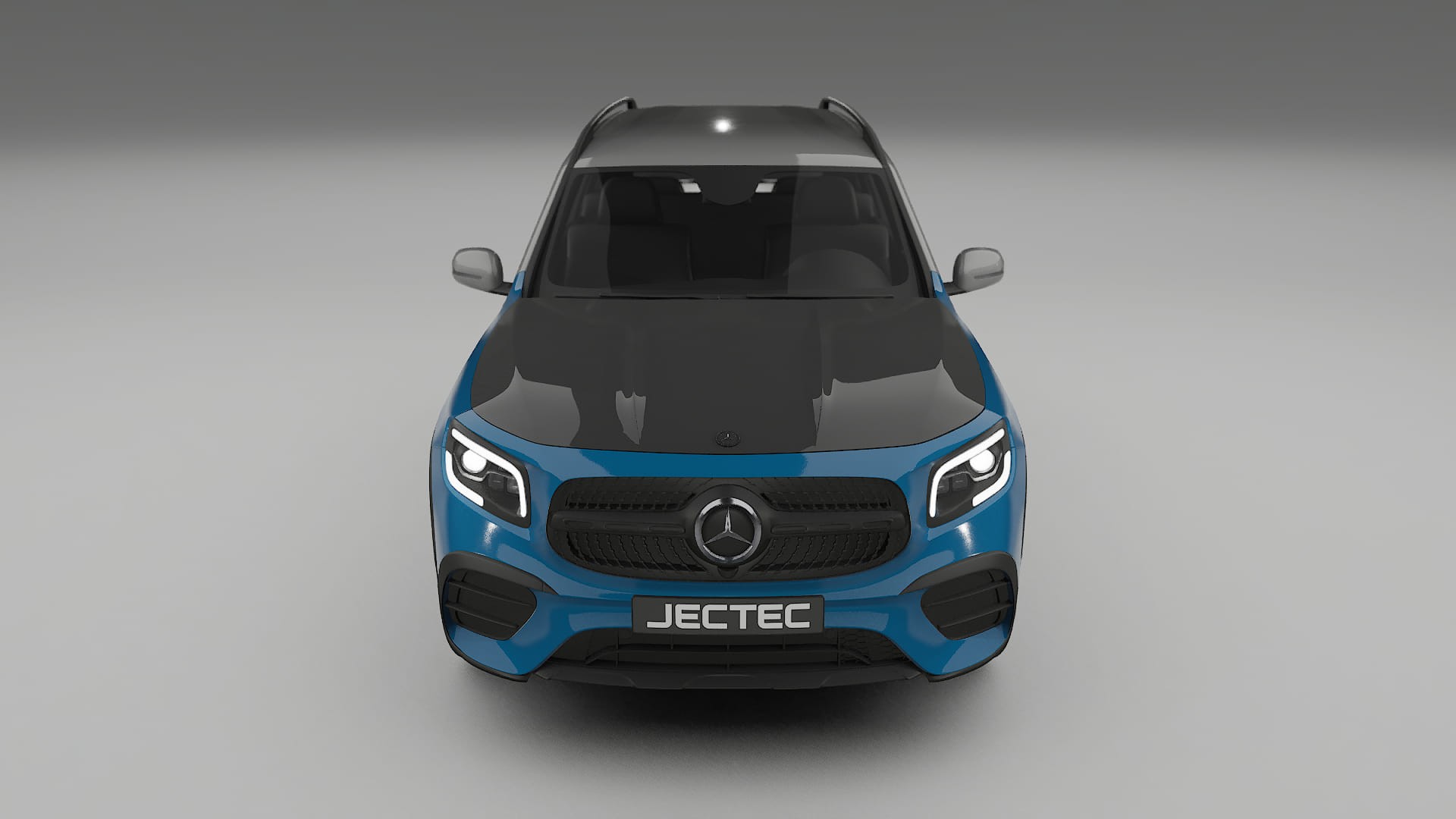 Maalinsuojakalvo Mercedes AMG GLB | CrystalGuard Etupuskuri-Pakkaus hiilikuitu-konepellillä