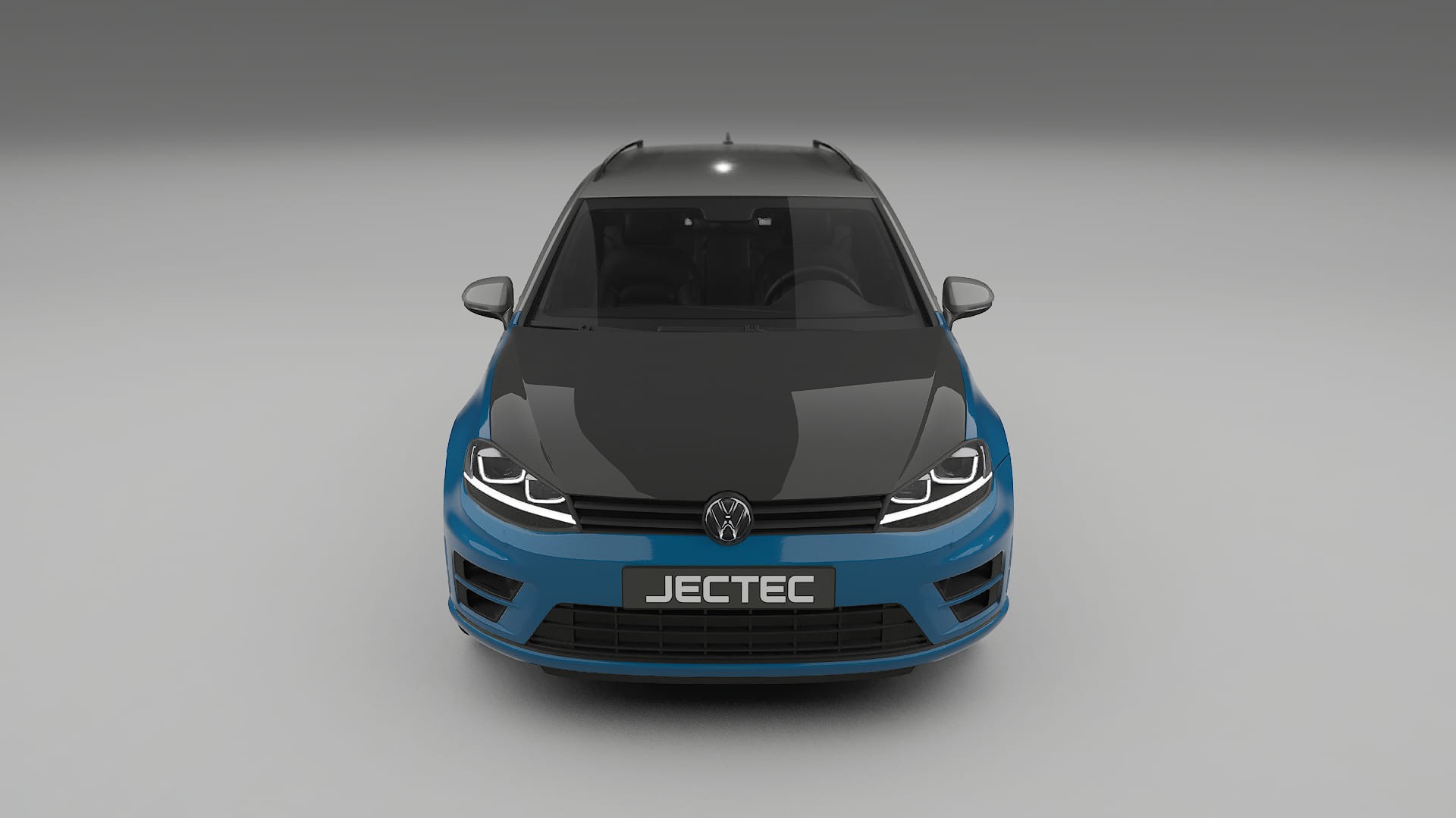 Maalinsuojakalvo VW Golf Variant Mk7 | CrystalGuard Etupuskuri-Pakkaus hiilikuitu-konepellillä