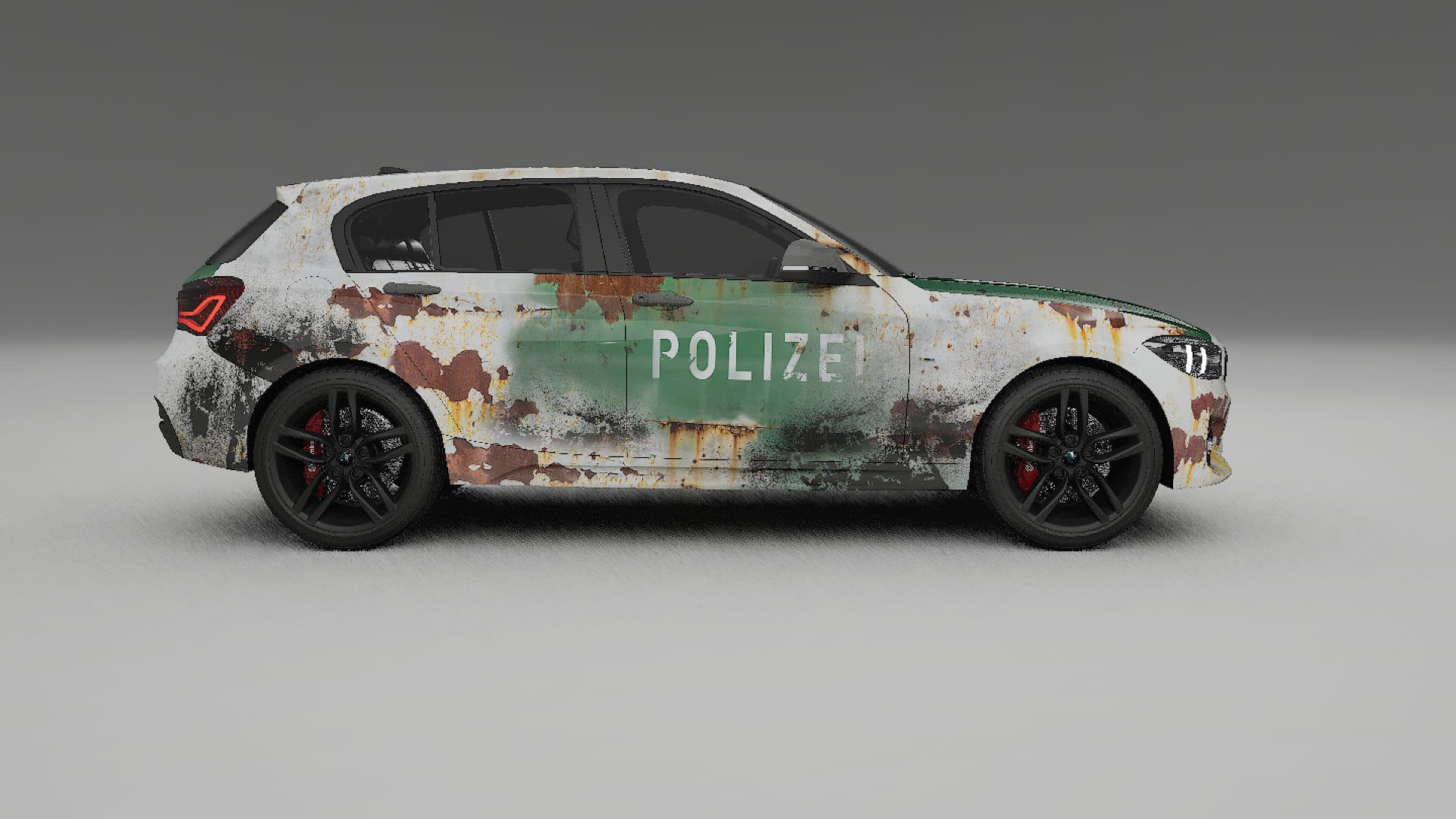 BMW 1 F20 facelift LCI COBRA 11 – Suunniteltu Wrap PPF -sarja tulostettavasta polyuretaanikalvosta