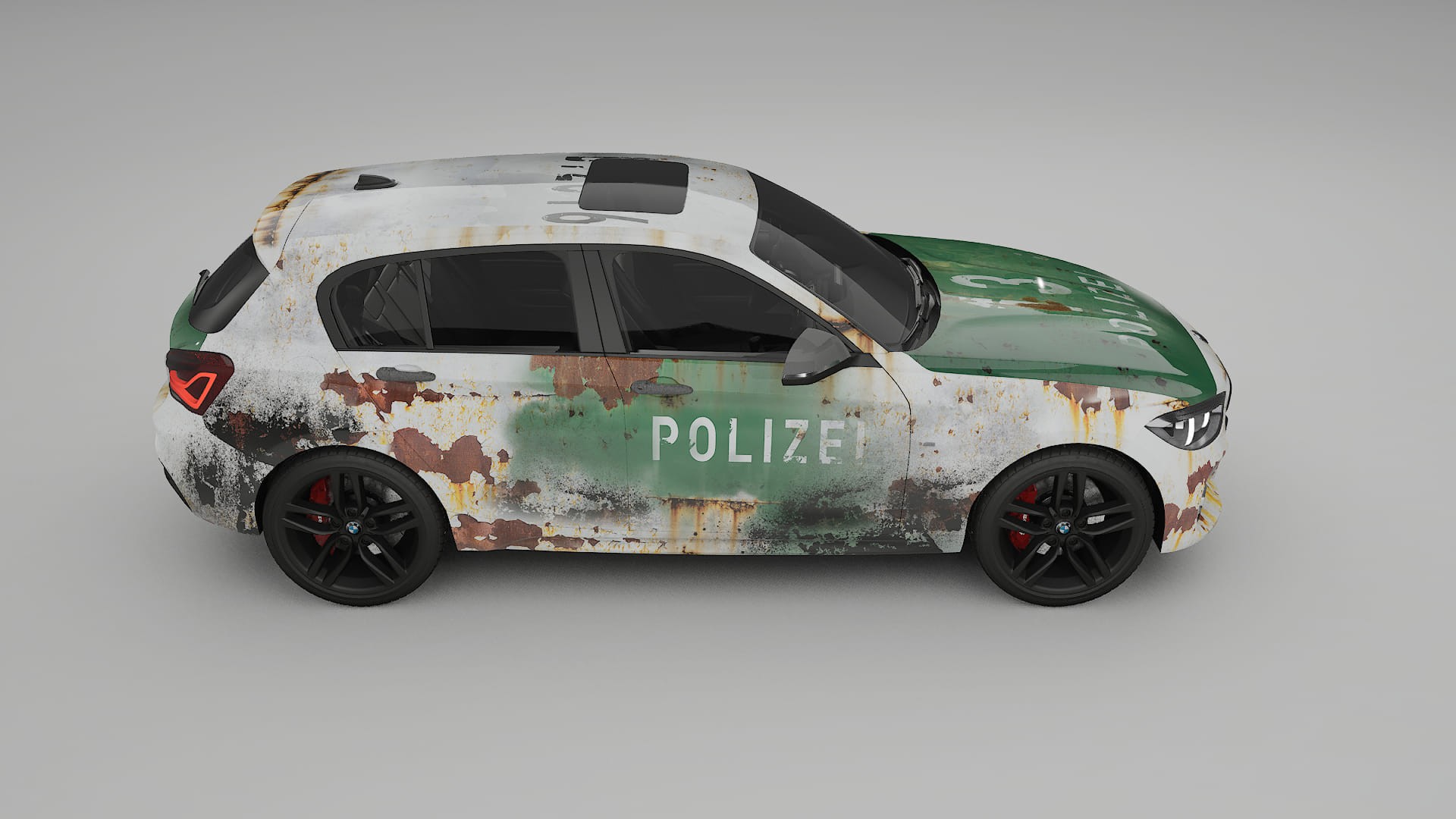 BMW 1 F20 facelift LCI COBRA 11 – Suunniteltu Wrap PPF -sarja tulostettavasta polyuretaanikalvosta