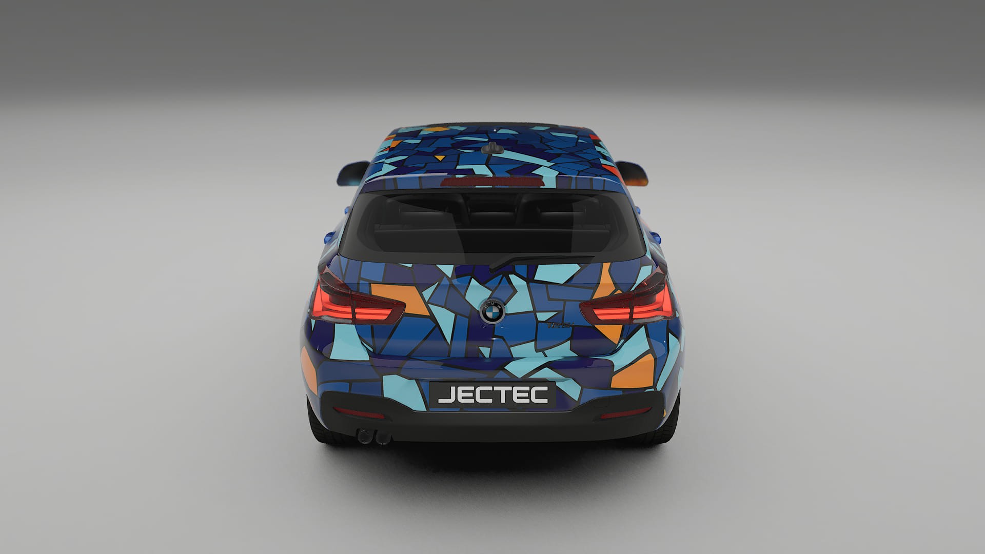 BMW 1 F20 facelift LCI BARCELONA – Suunniteltu Wrap PPF -sarja tulostettavasta polyuretaanikalvosta