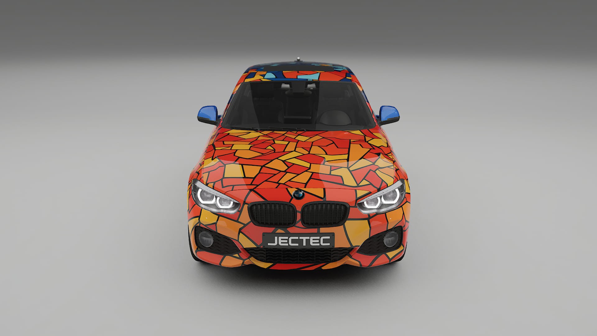 BMW 1 F20 facelift LCI BARCELONA – Suunniteltu Wrap PPF -sarja tulostettavasta polyuretaanikalvosta