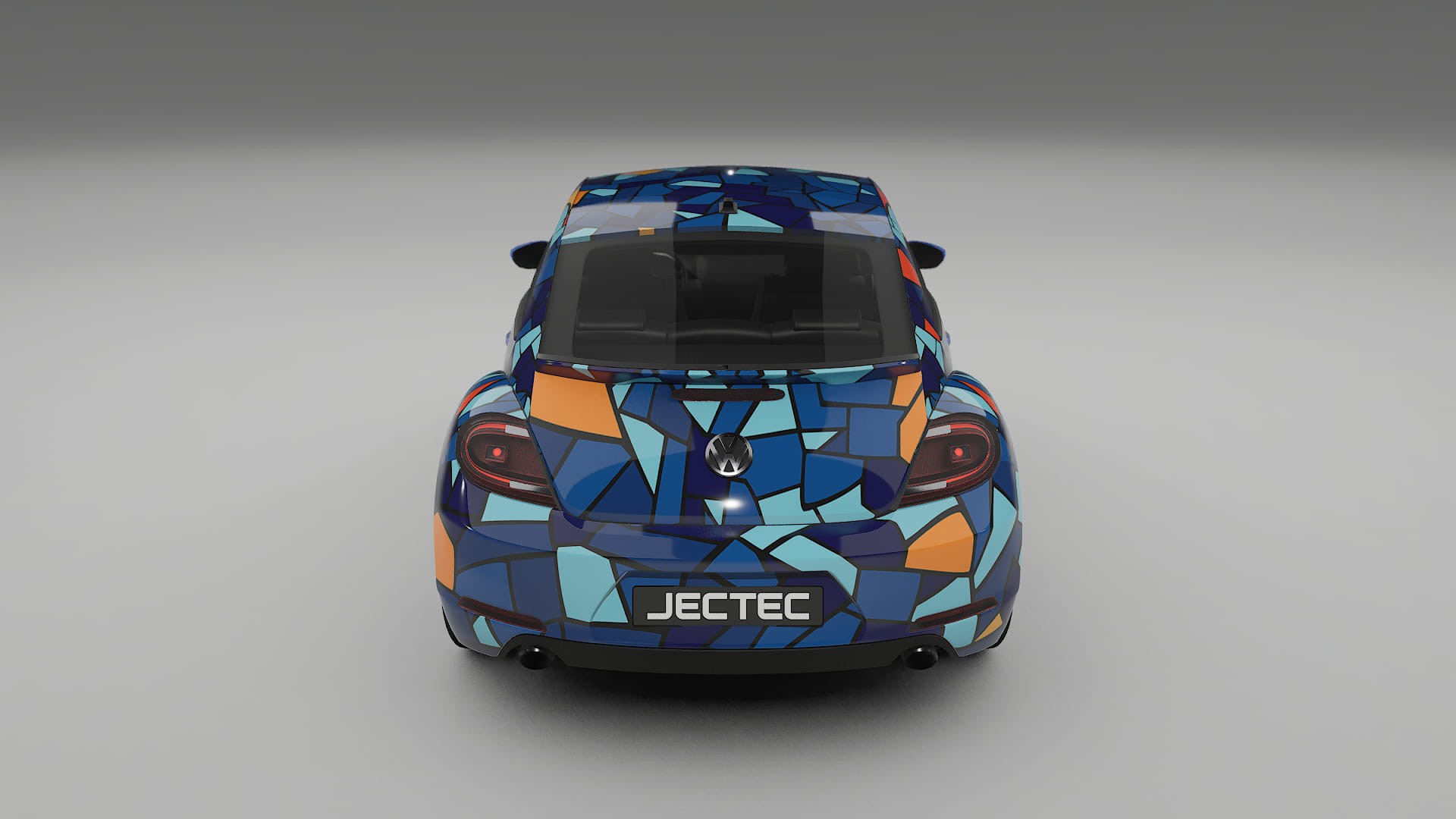 VW Beetle A5 prefacelift pre-LCI BARCELONA – Suunniteltu Wrap PPF -sarja tulostettavasta polyuretaanikalvosta