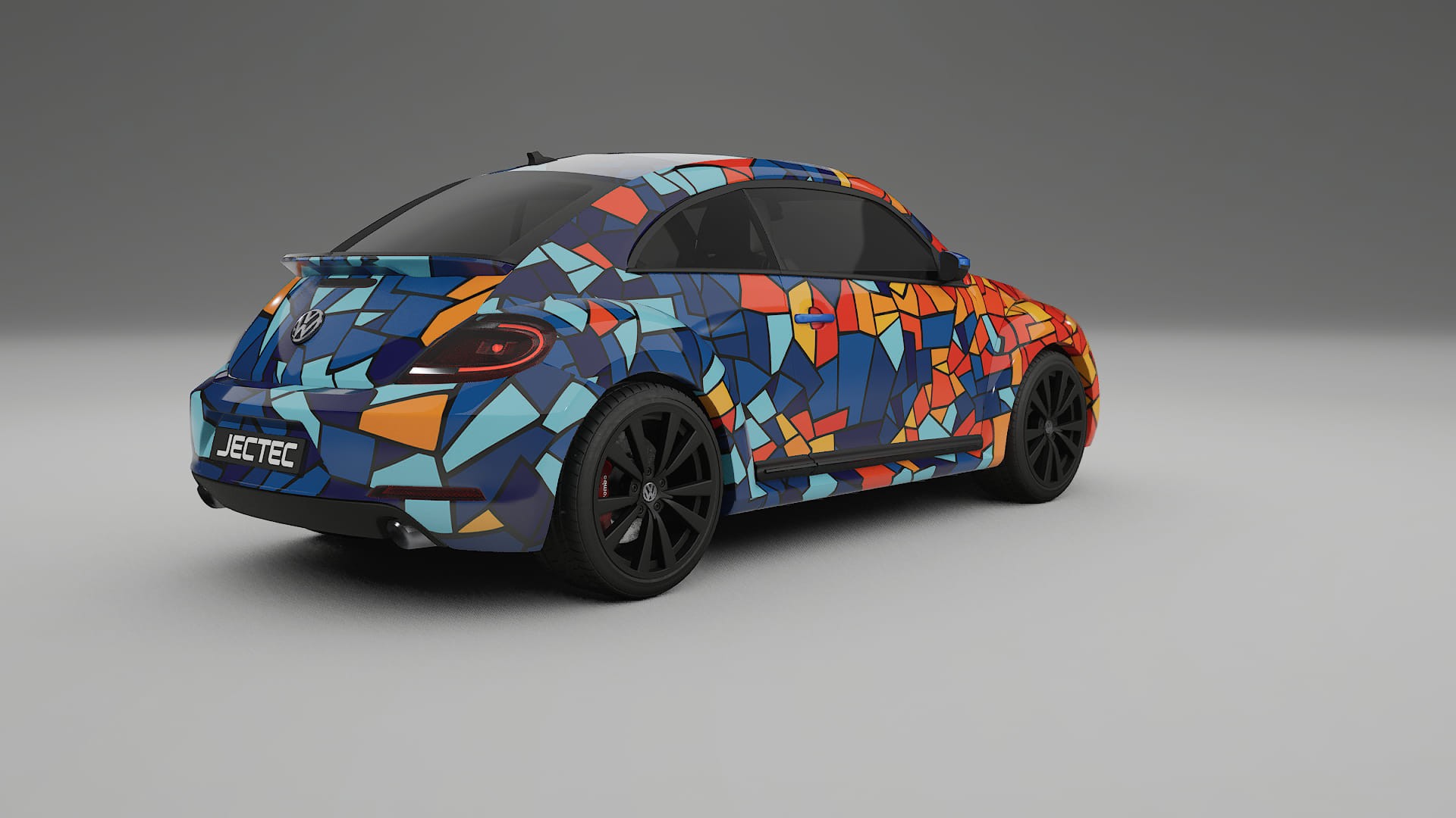 VW Beetle A5 prefacelift pre-LCI BARCELONA – Suunniteltu Wrap PPF -sarja tulostettavasta polyuretaanikalvosta