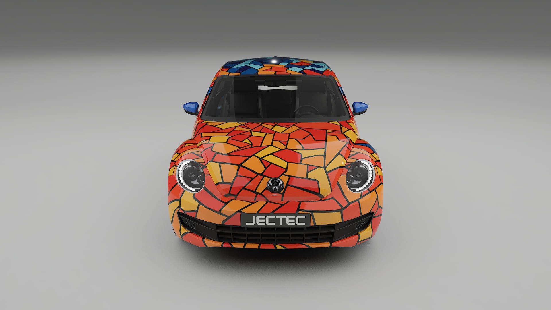 VW Beetle A5 prefacelift pre-LCI BARCELONA – Suunniteltu Wrap PPF -sarja tulostettavasta polyuretaanikalvosta