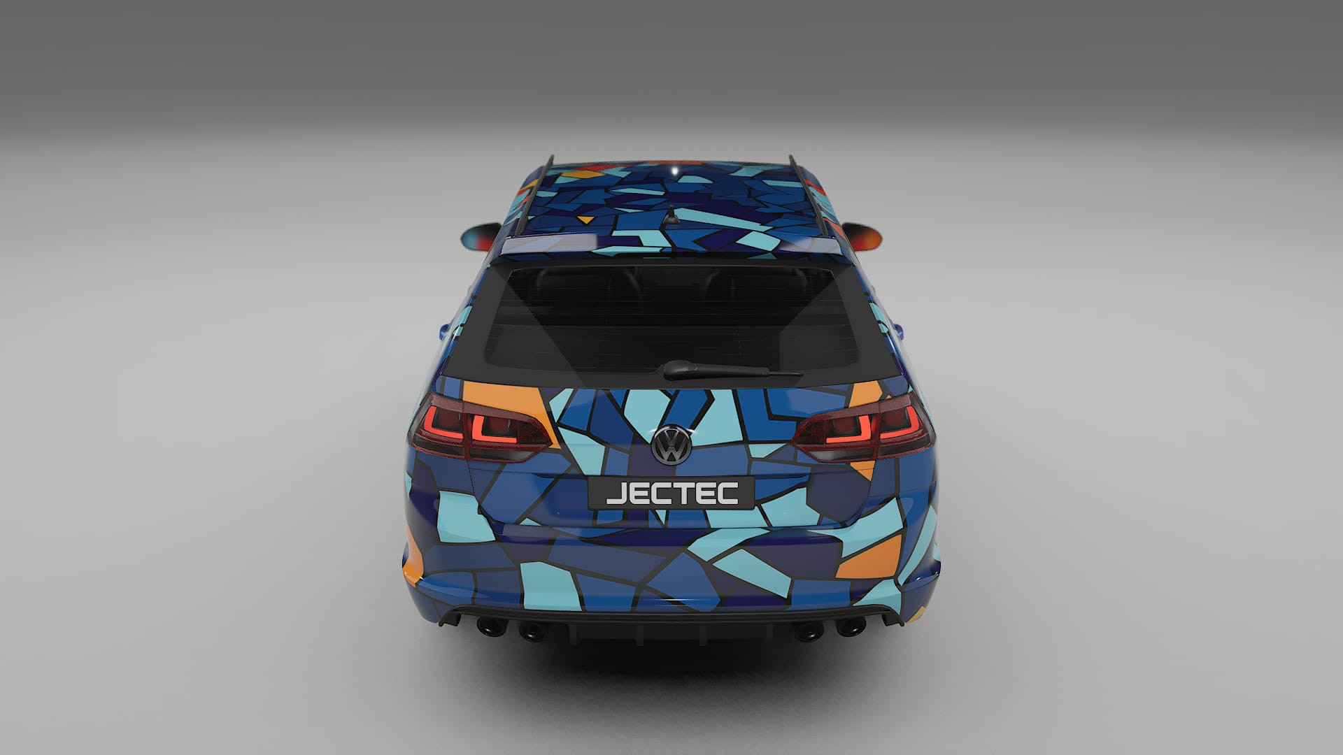 VW Golf Variant Mk7 BARCELONA – Suunniteltu Wrap PPF -sarja tulostettavasta polyuretaanikalvosta