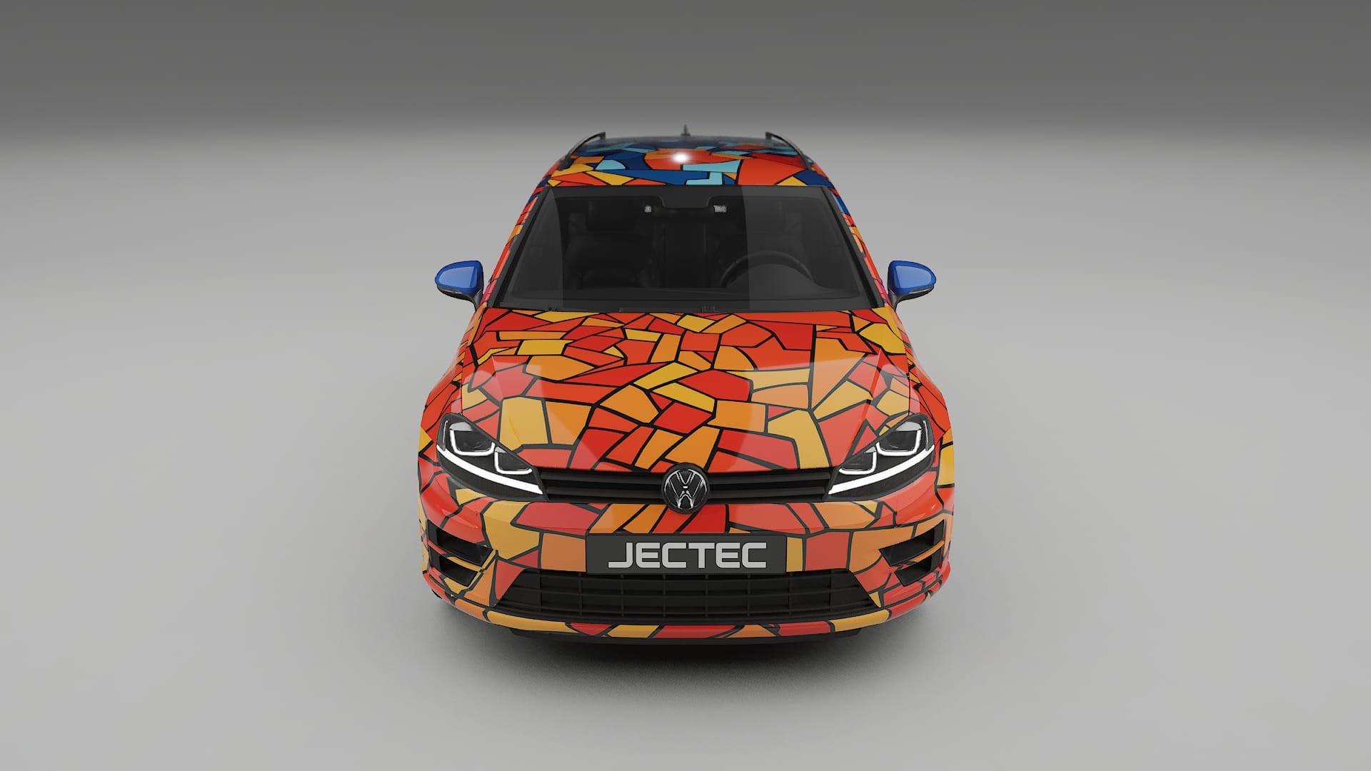 VW Golf Variant Mk7 BARCELONA – Suunniteltu Wrap PPF -sarja tulostettavasta polyuretaanikalvosta