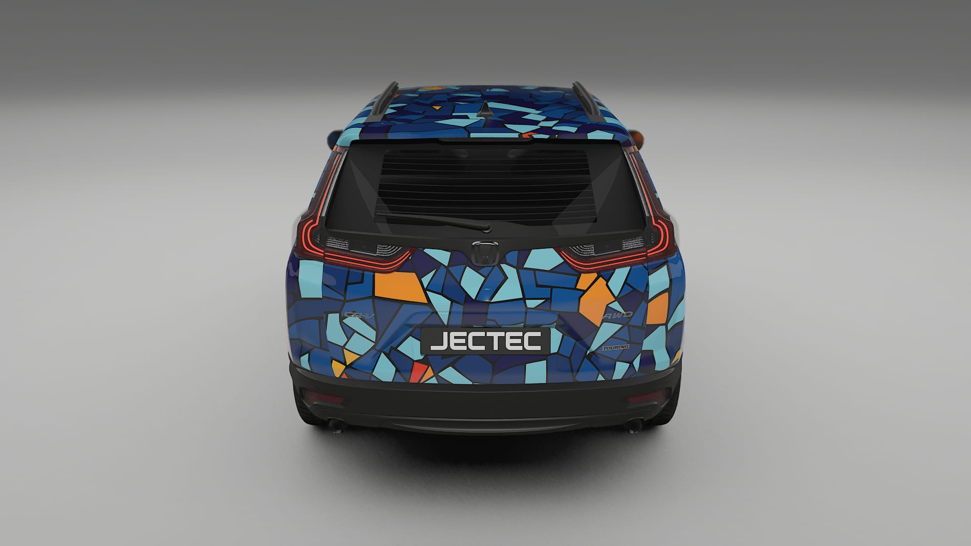 Honda CRV Touring prefacelift pre-LCI BARCELONA – Suunniteltu Wrap PPF -sarja tulostettavasta polyuretaanikalvosta