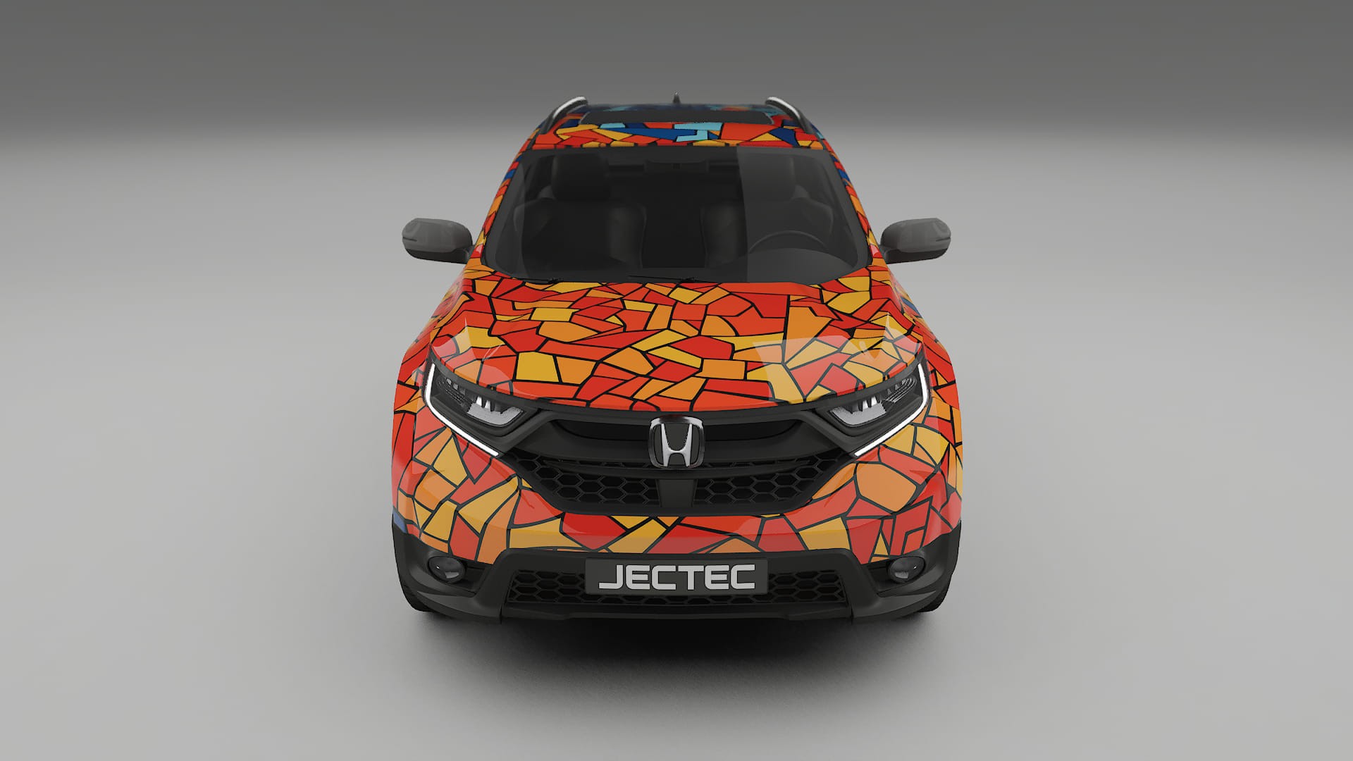 Honda CRV Touring prefacelift pre-LCI BARCELONA – Suunniteltu Wrap PPF -sarja tulostettavasta polyuretaanikalvosta