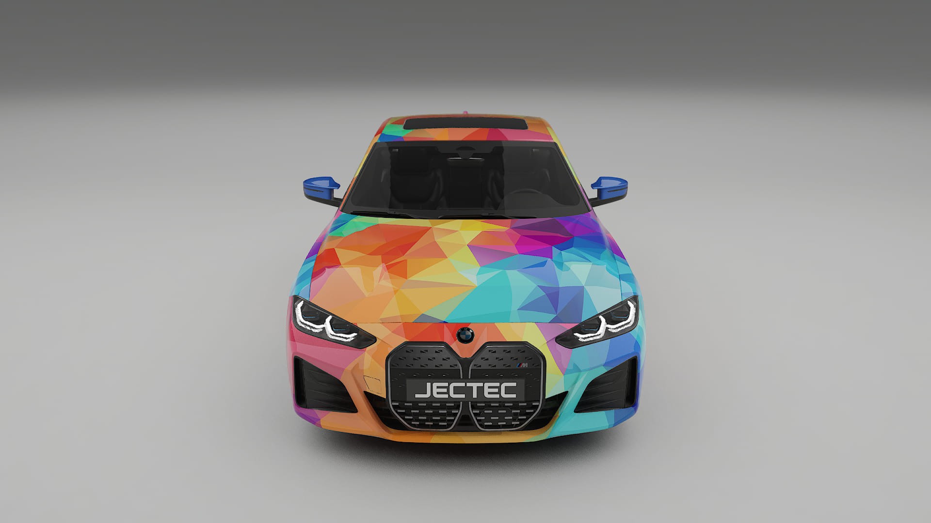 BMW I4 G26 M-Package VECTOR VIBE – Suunniteltu Wrap PPF -sarja tulostettavasta polyuretaanikalvosta