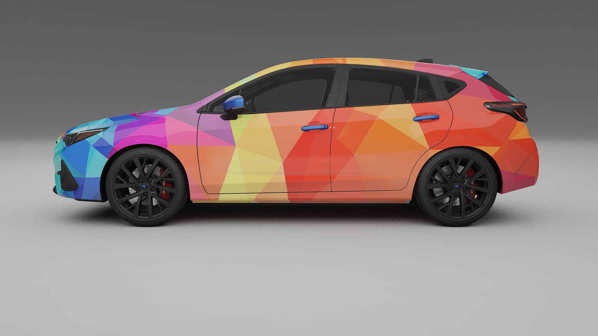 Subaru Impreza GU VECTOR VIBE – Suunniteltu Wrap PPF -sarja tulostettavasta polyuretaanikalvosta