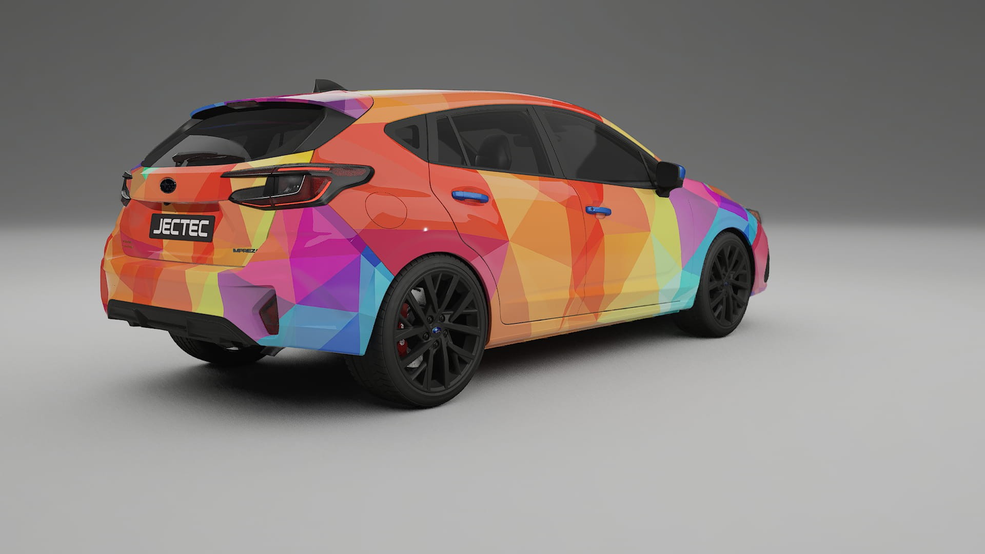 Subaru Impreza GU VECTOR VIBE – Suunniteltu Wrap PPF -sarja tulostettavasta polyuretaanikalvosta