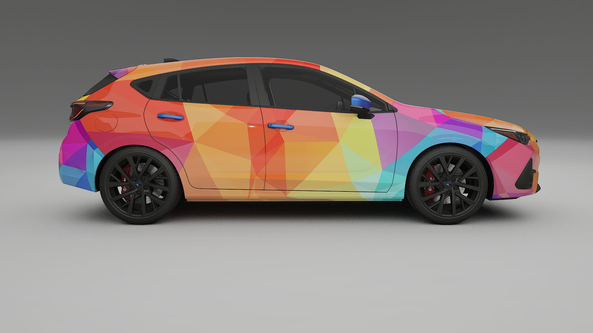 Subaru Impreza GU VECTOR VIBE – Suunniteltu Wrap PPF -sarja tulostettavasta polyuretaanikalvosta