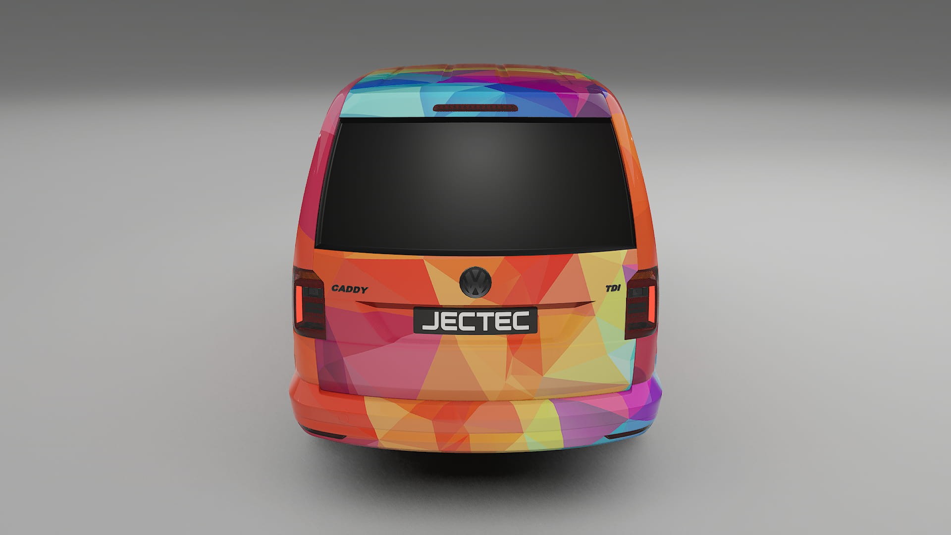 VW Caddy Maxi SB VECTOR VIBE – Suunniteltu Wrap PPF -sarja tulostettavasta polyuretaanikalvosta