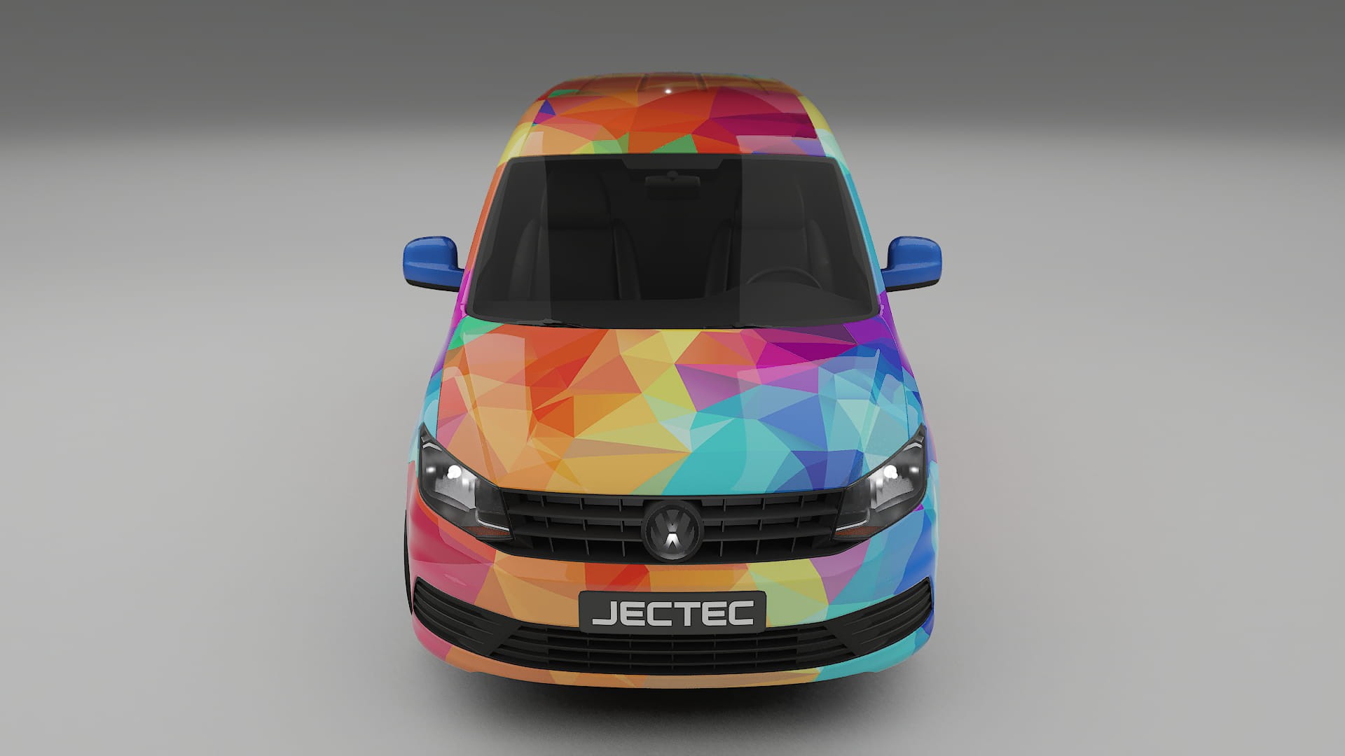 VW Caddy Maxi SB VECTOR VIBE – Suunniteltu Wrap PPF -sarja tulostettavasta polyuretaanikalvosta