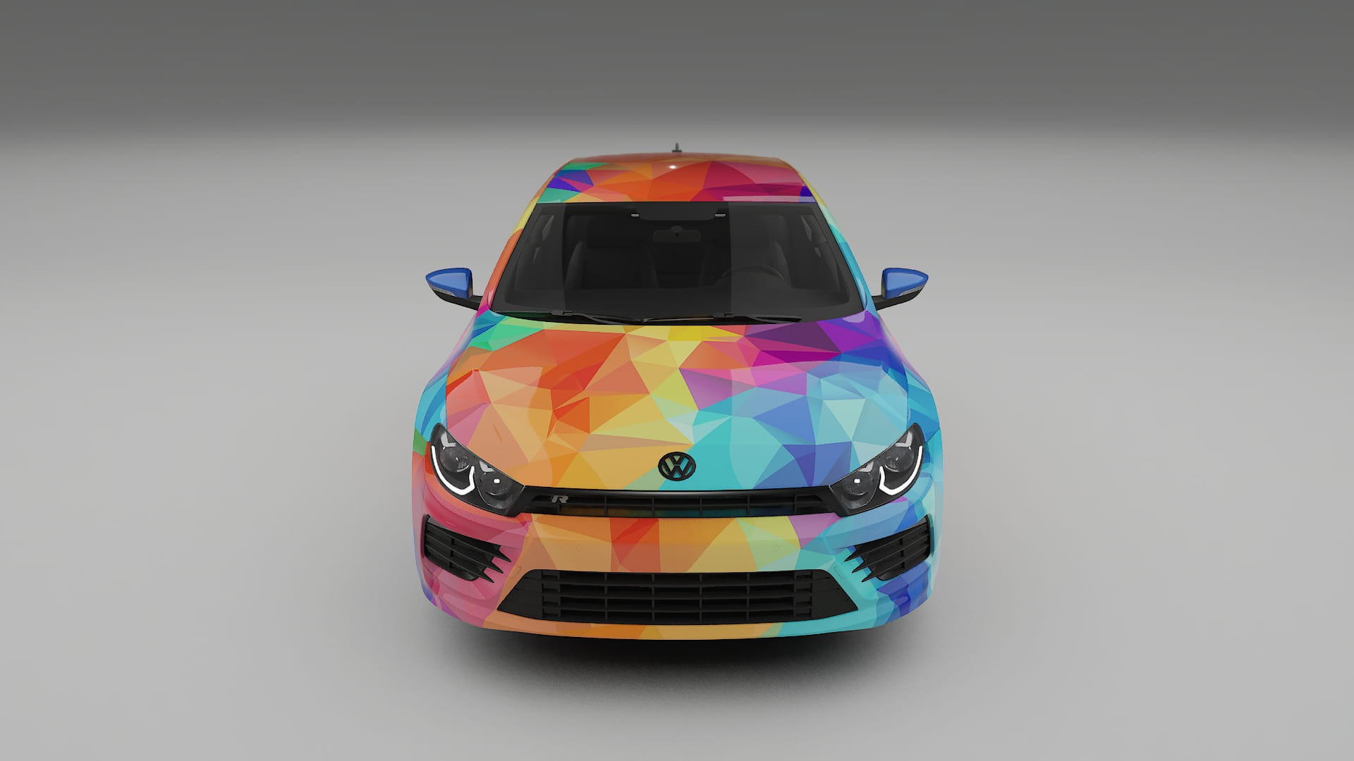 VW Scirocco R III VECTOR VIBE – Suunniteltu Wrap PPF -sarja tulostettavasta polyuretaanikalvosta