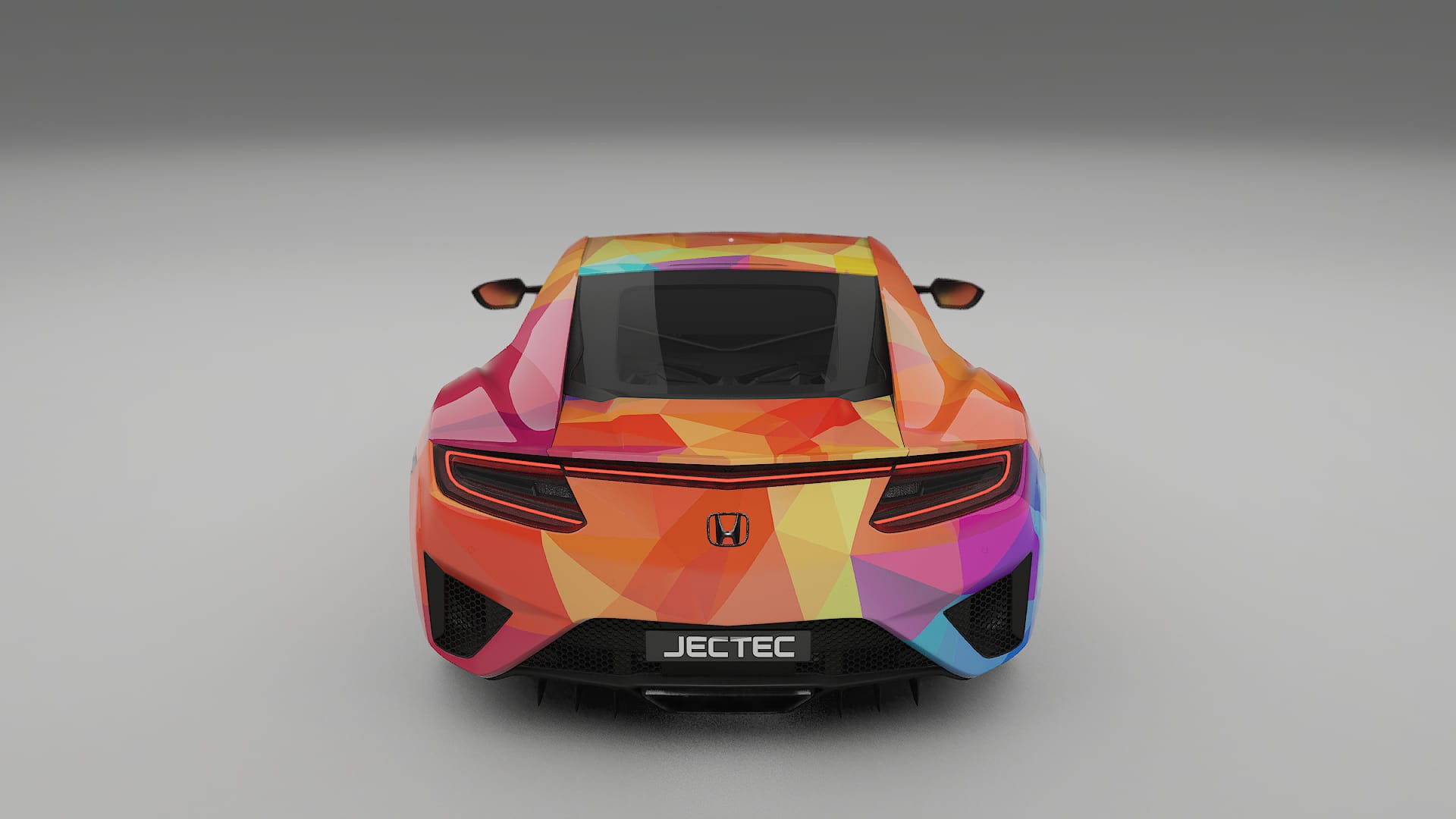 Honda NSX prefacelift pre-LCI VECTOR VIBE – Suunniteltu Wrap PPF -sarja tulostettavasta polyuretaanikalvosta