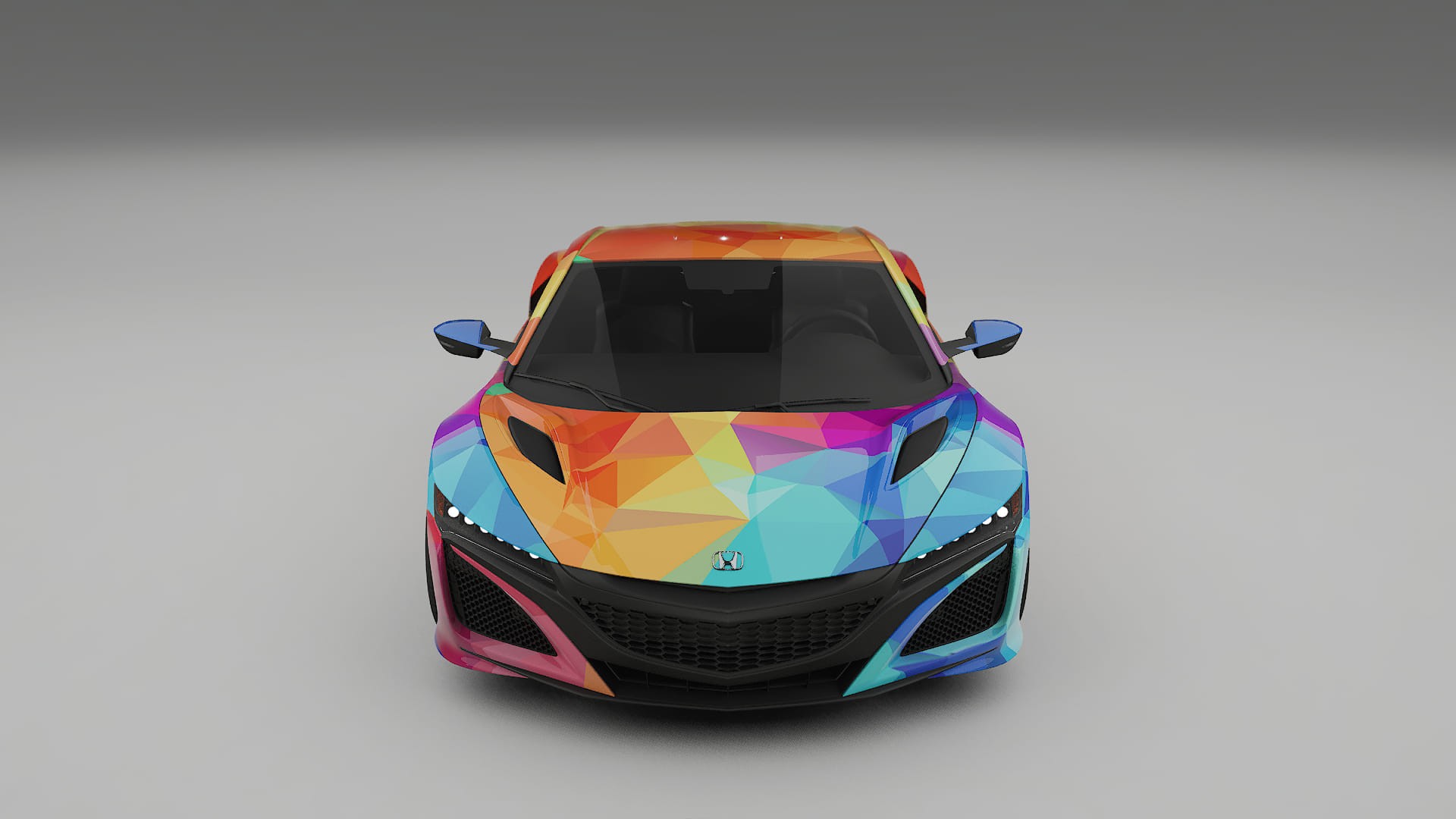 Honda NSX prefacelift pre-LCI VECTOR VIBE – Suunniteltu Wrap PPF -sarja tulostettavasta polyuretaanikalvosta