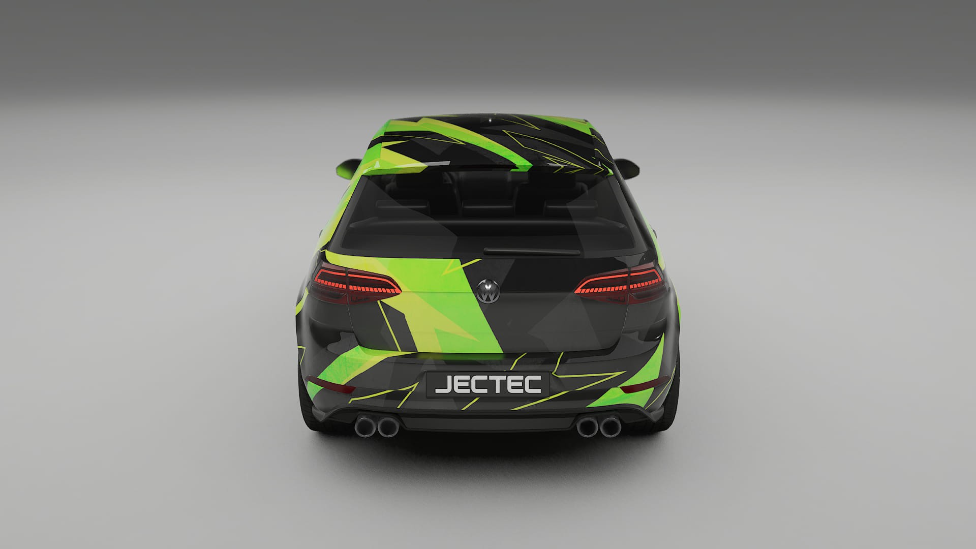 VW Golf Mk7 NINJA TURTLES – Suunniteltu Wrap PPF -sarja tulostettavasta polyuretaanikalvosta