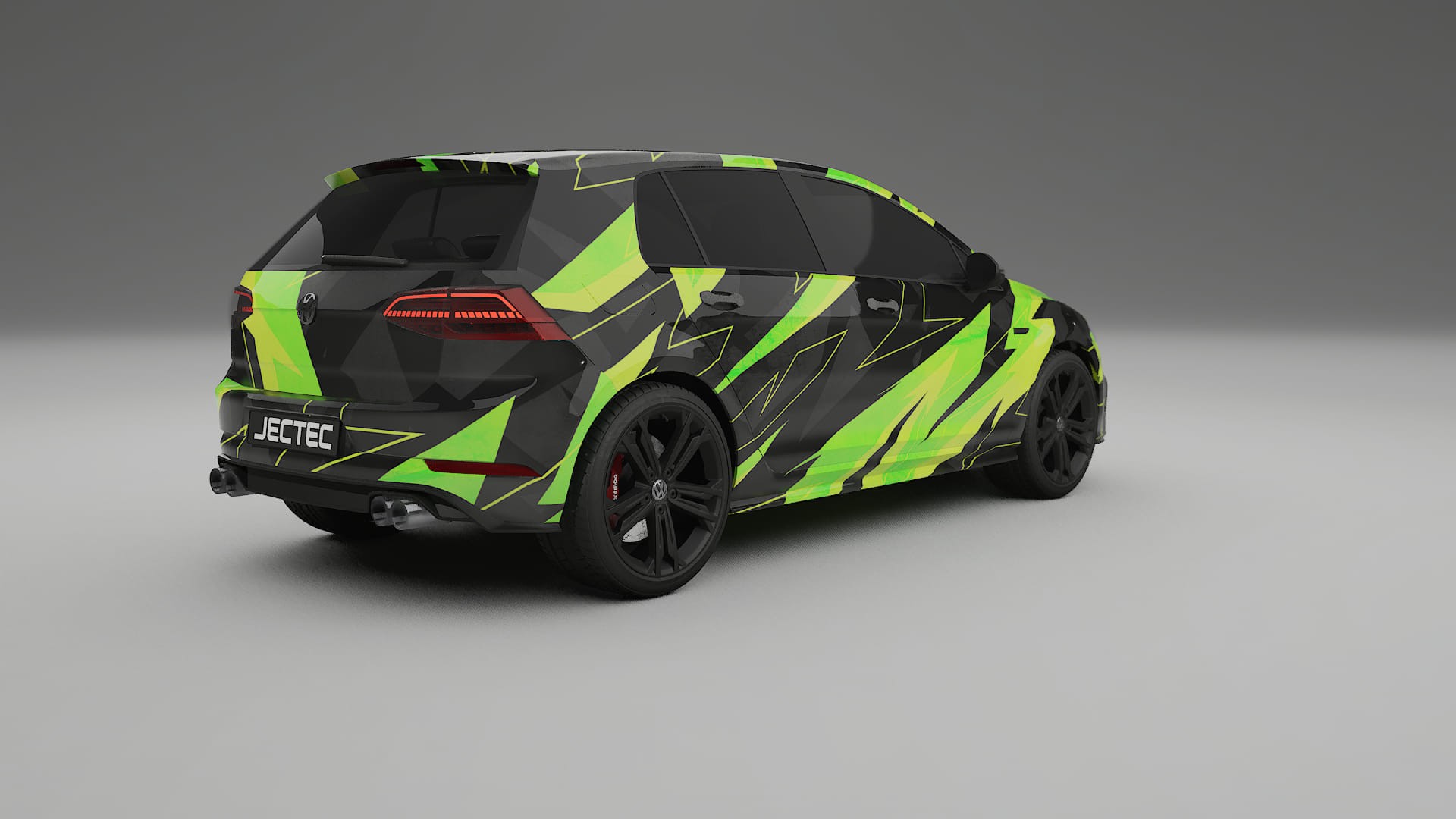 VW Golf Mk7 NINJA TURTLES – Suunniteltu Wrap PPF -sarja tulostettavasta polyuretaanikalvosta