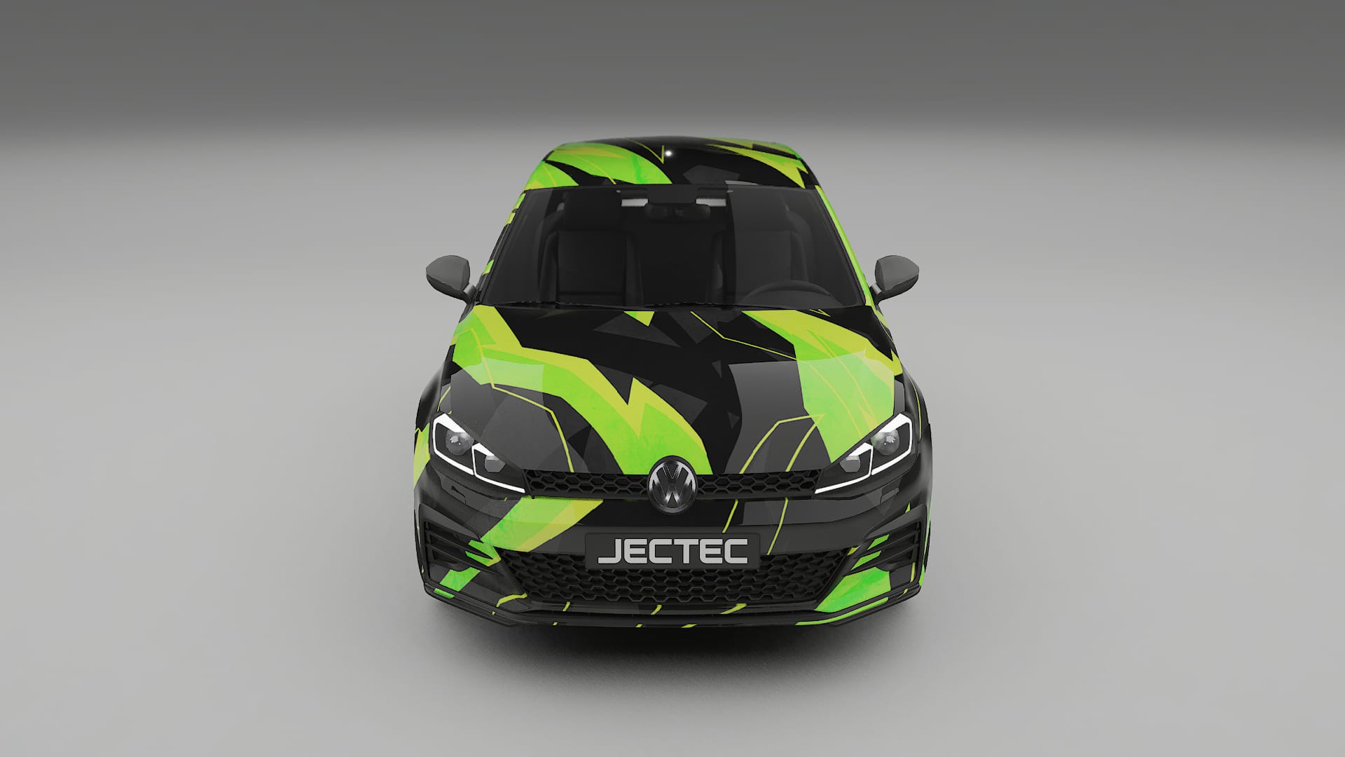 VW Golf Mk7 NINJA TURTLES – Suunniteltu Wrap PPF -sarja tulostettavasta polyuretaanikalvosta