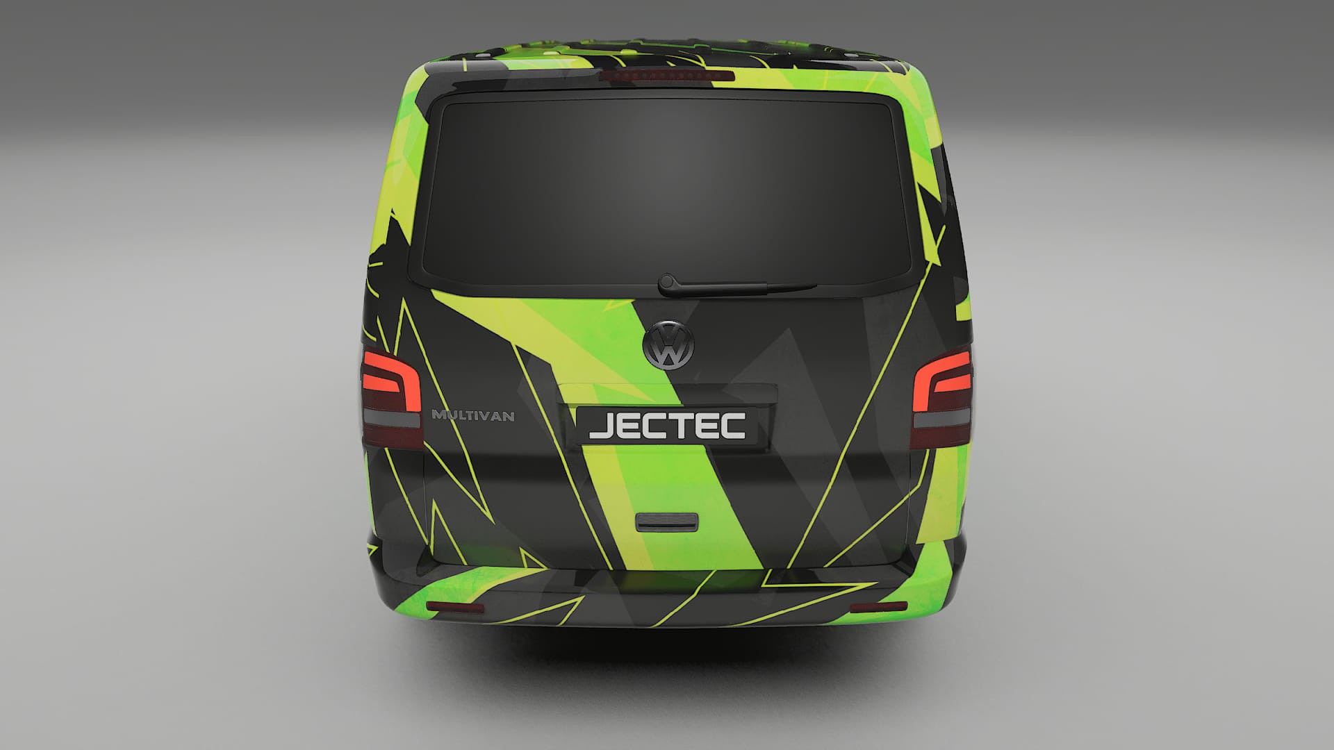 VW Transporter T5 Caravelle NINJA TURTLES – Suunniteltu Wrap PPF -sarja tulostettavasta polyuretaanikalvosta