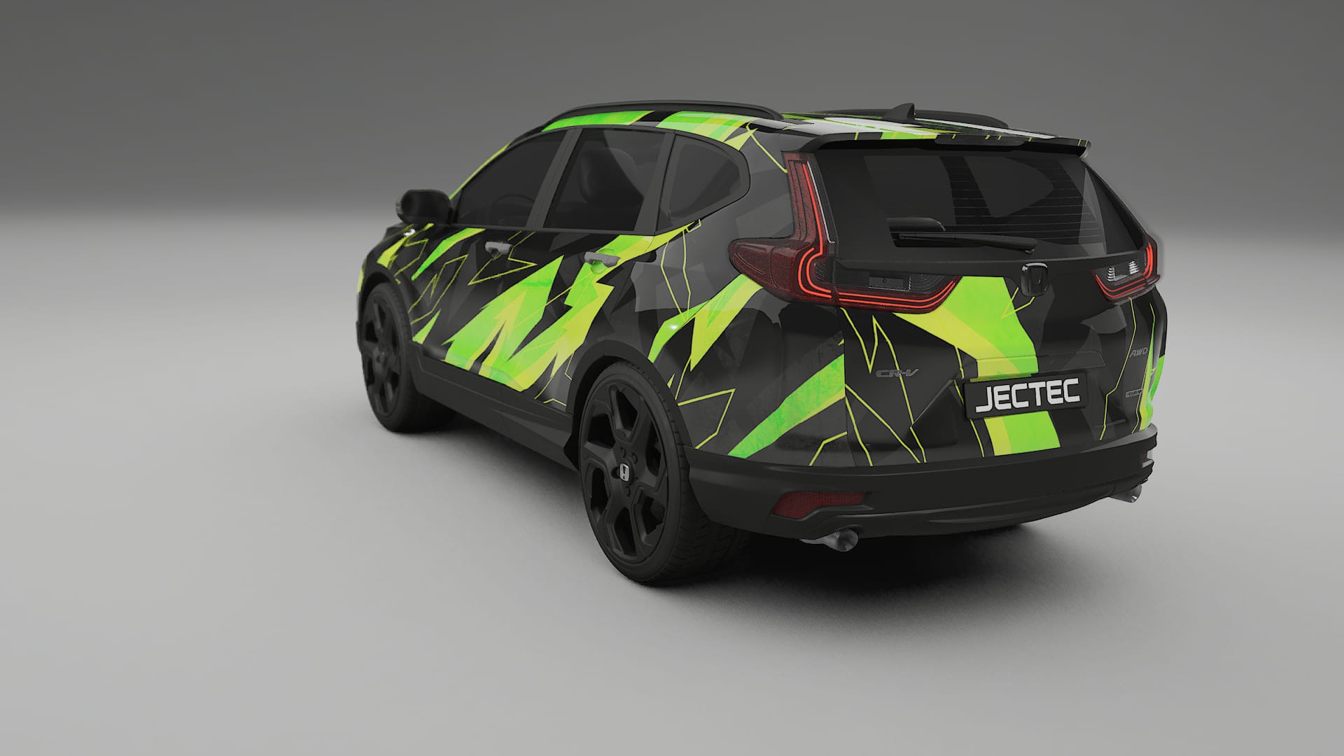 Honda CRV Touring prefacelift pre-LCI NINJA TURTLES – Suunniteltu Wrap PPF -sarja tulostettavasta polyuretaanikalvosta