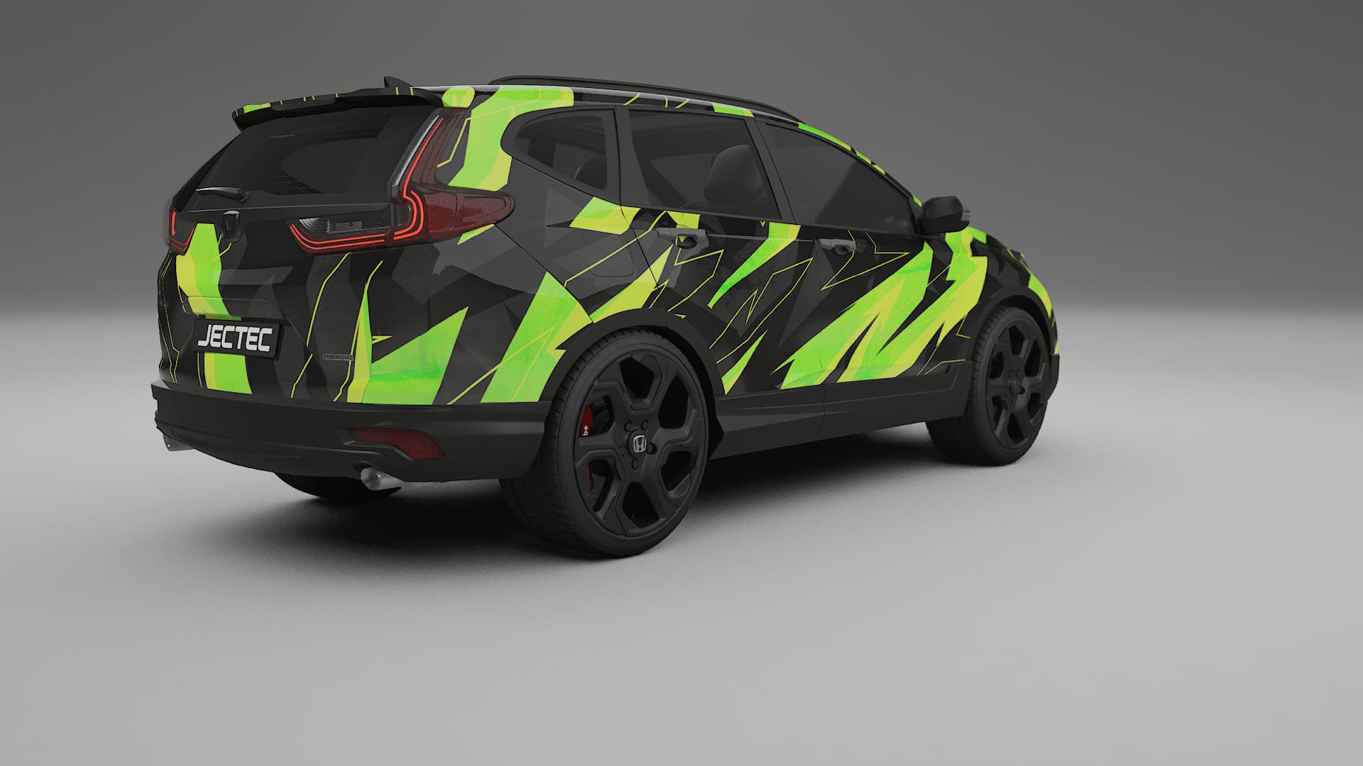 Honda CRV Touring prefacelift pre-LCI NINJA TURTLES – Suunniteltu Wrap PPF -sarja tulostettavasta polyuretaanikalvosta