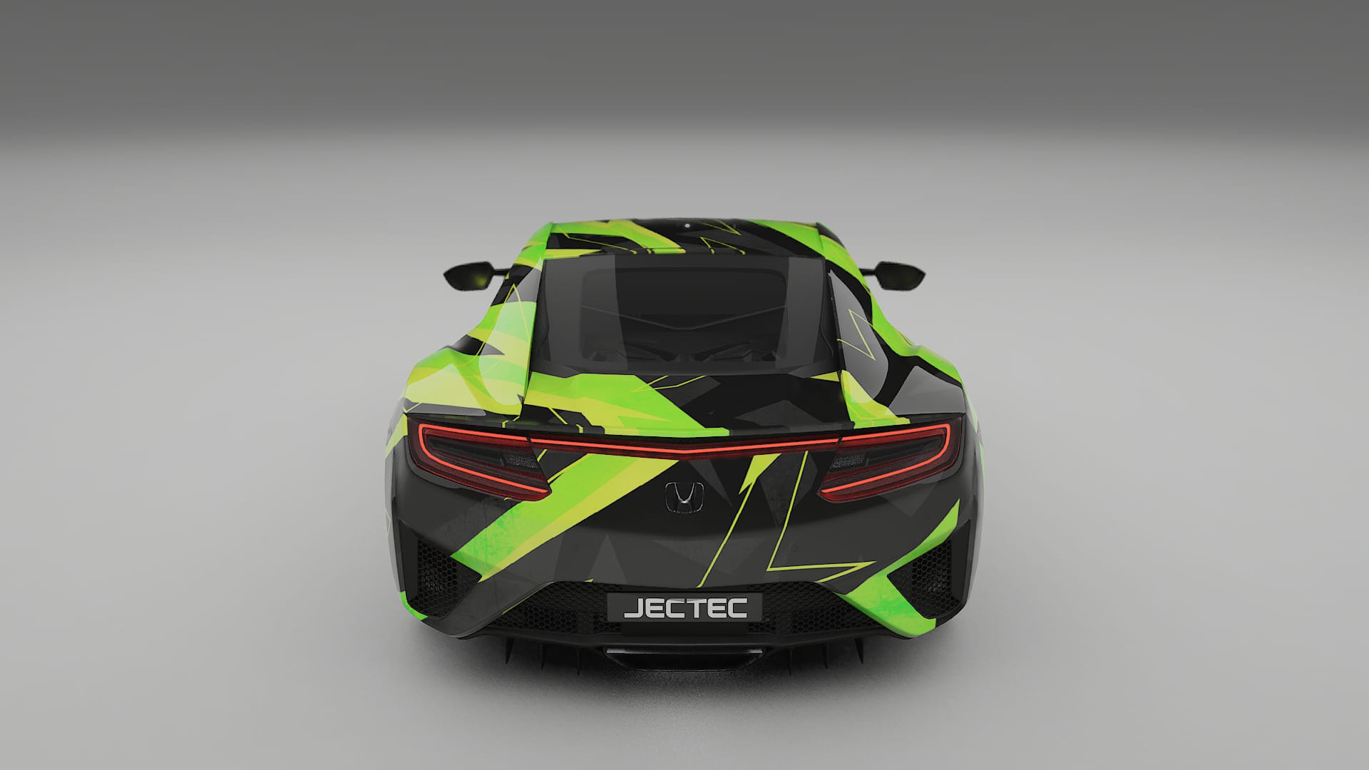 Honda NSX prefacelift pre-LCI NINJA TURTLES – Suunniteltu Wrap PPF -sarja tulostettavasta polyuretaanikalvosta