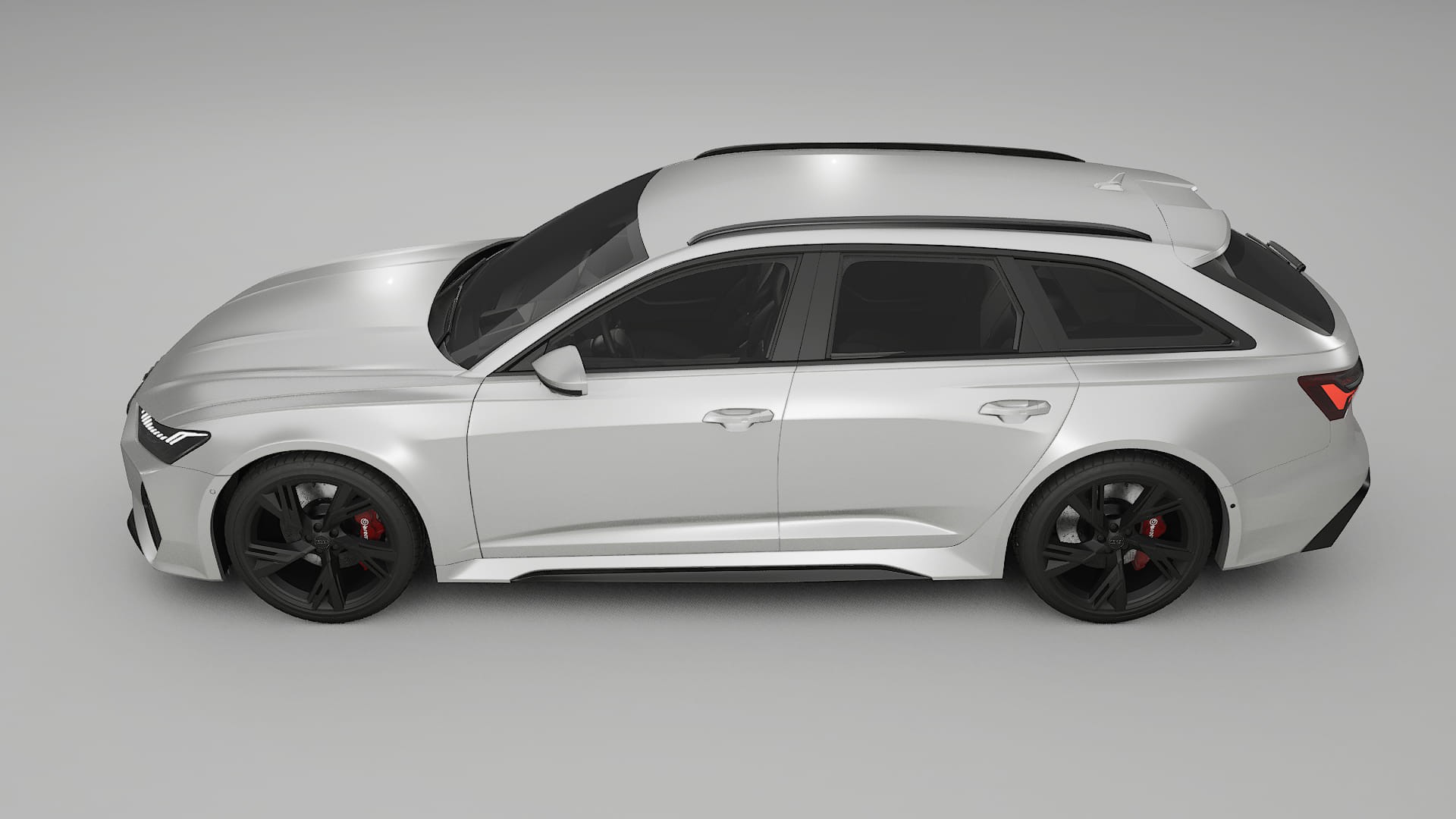Audi RS6 Avant C8 facelift LCI TPU Maalipinnan Suojakalvo | OPAL Väriä Vaihtava PPF – Täysi Esileikattu Sarja