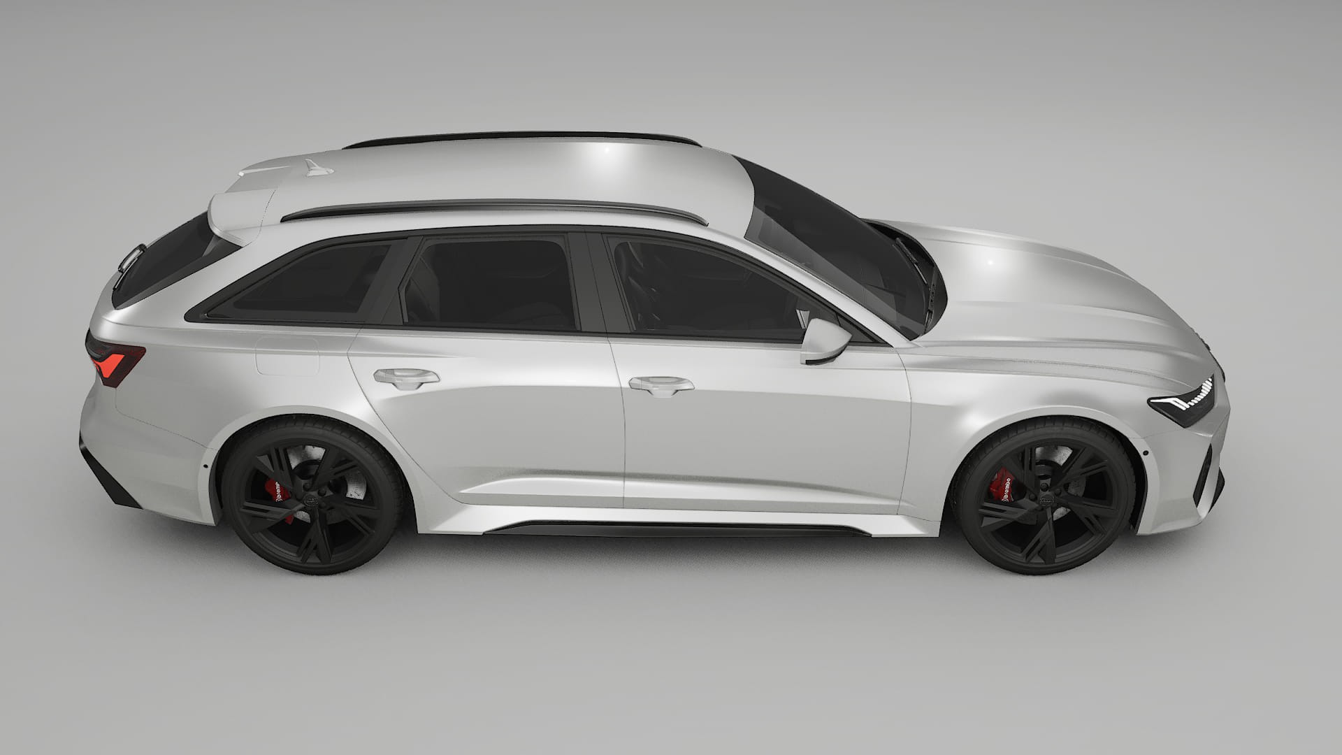 Audi RS6 Avant C8 facelift LCI TPU Maalipinnan Suojakalvo | OPAL Väriä Vaihtava PPF – Täysi Esileikattu Sarja