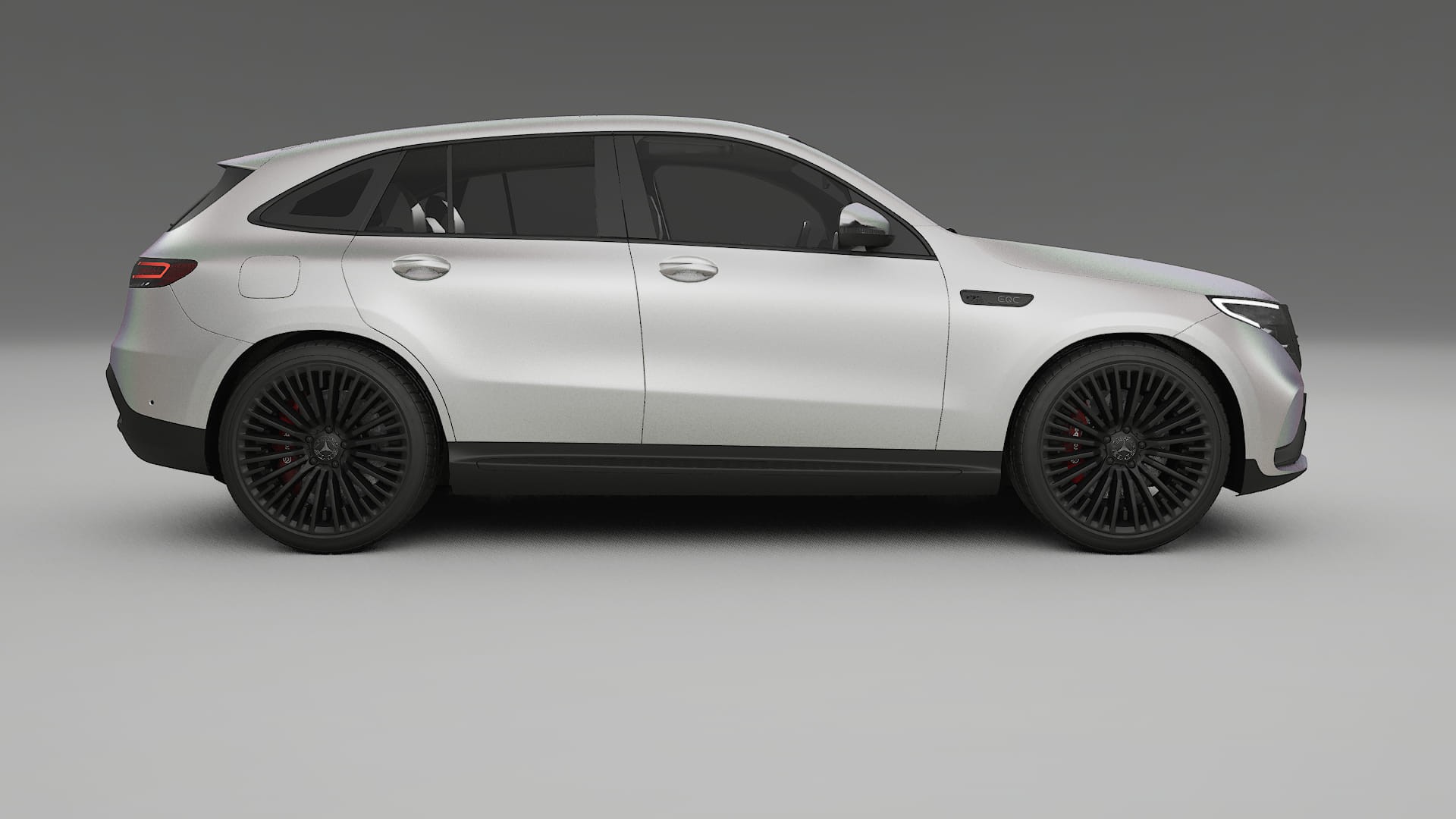 Mercedes EQC AMG TPU Maalipinnan Suojakalvo | NEBULA Väriä Vaihtava PPF – Täysi Esileikattu Sarja